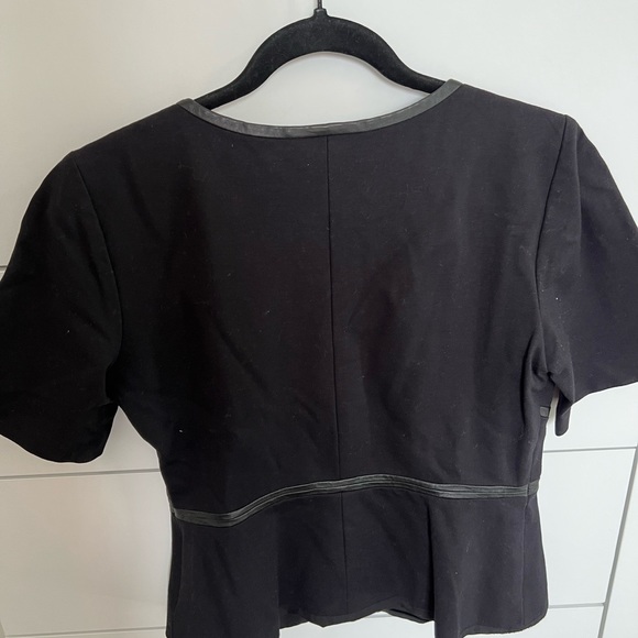 Classiques Entier structured top with leather trim - Picture 5 of 9